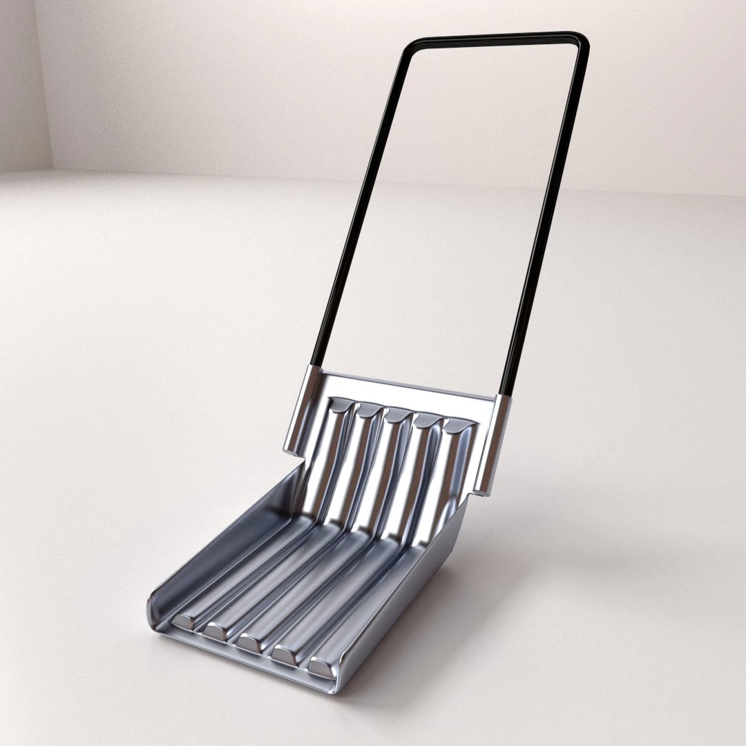 snow shovel 3D Model .c4d .max .obj .3ds .fbx .stl .blend 