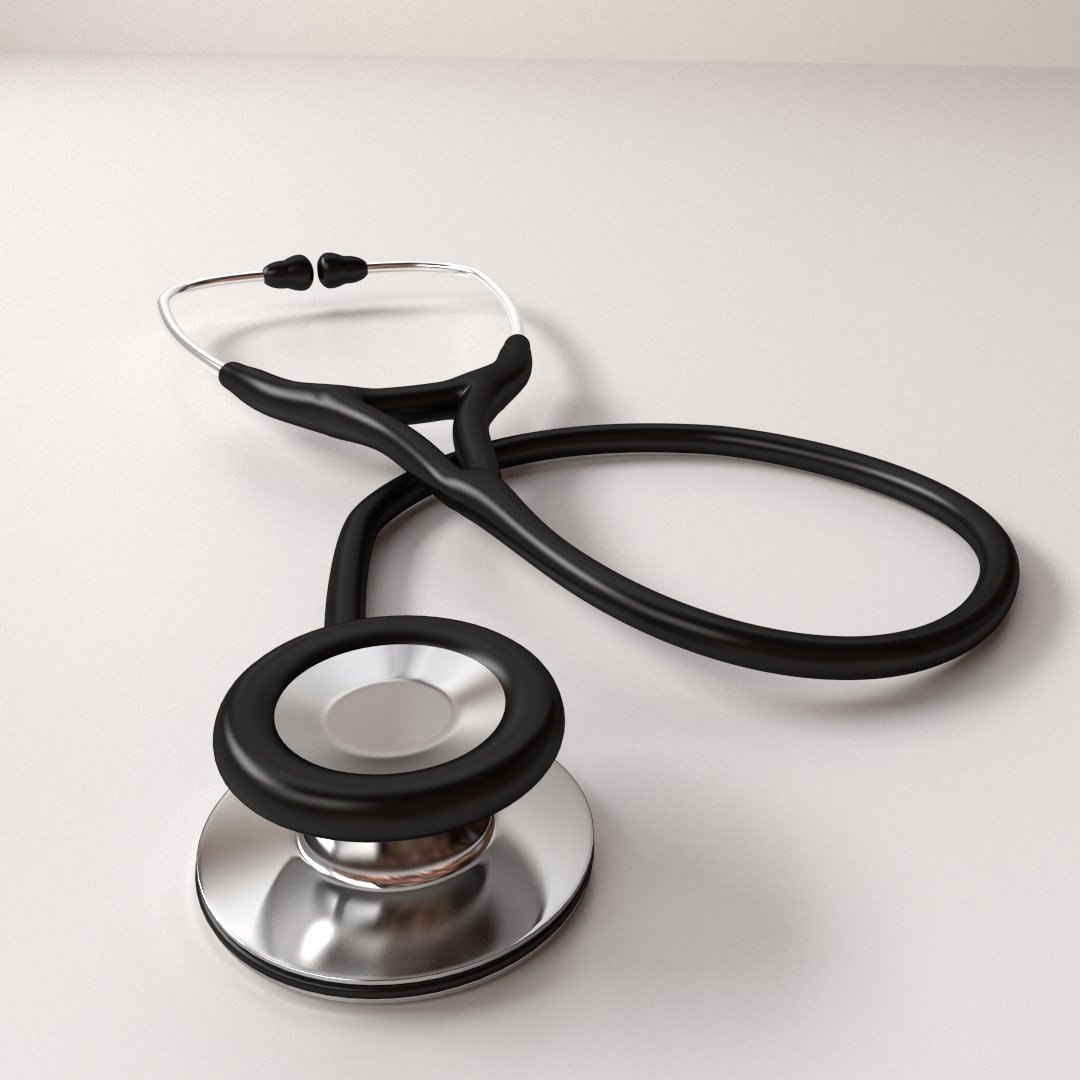 Stethoscope 3d Model In Medical Equipment 3dexport