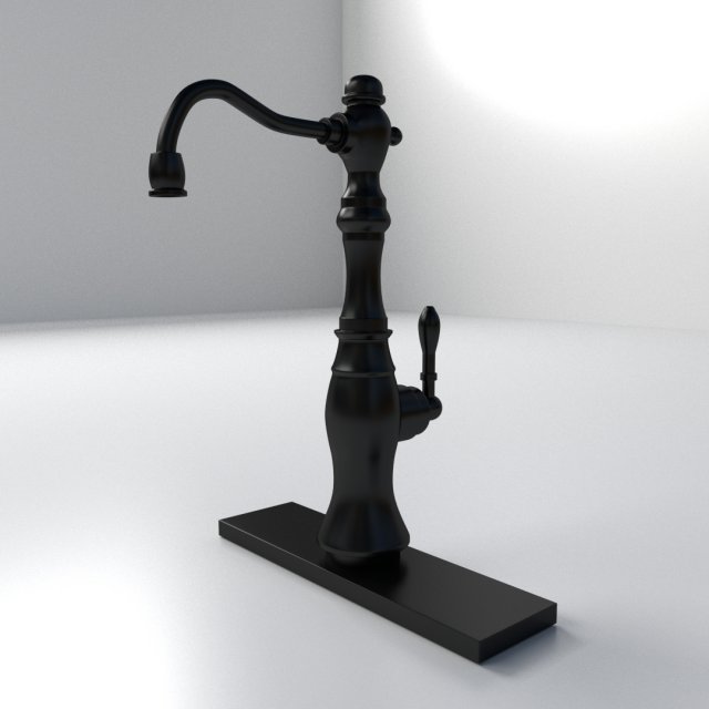 antique faucet 3D 모델 .c4d .max .obj .3ds .fbx .stl .blend 