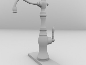 antique faucet 3D 모델