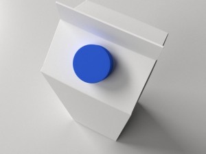 milk carton Modelo 3D