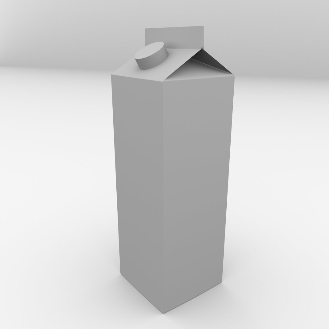 Milk Carton 3d Model In Beverage 3dexport