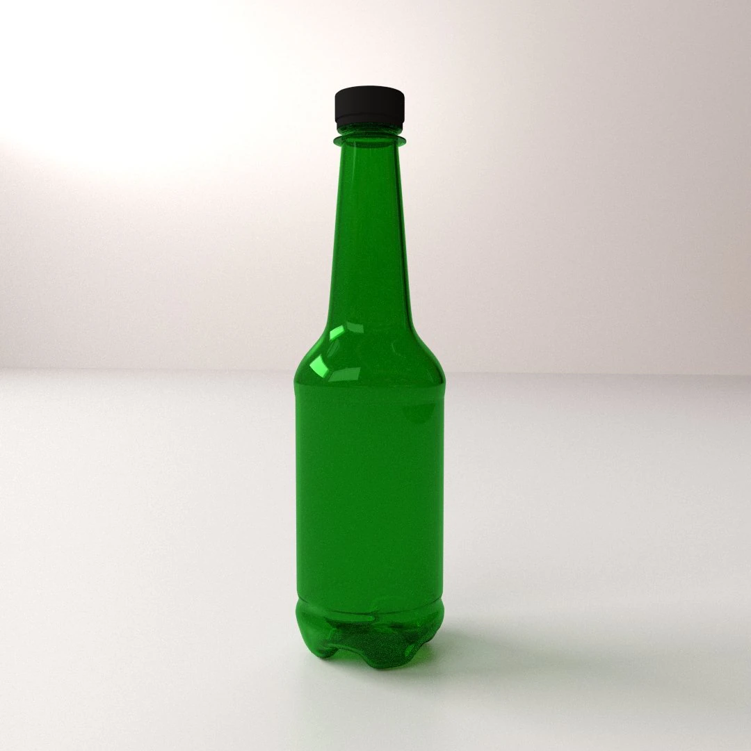 bottle 3D Model .c4d .max .obj .3ds .fbx .stl .blend 