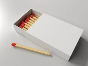 火柴盒 3D 模型