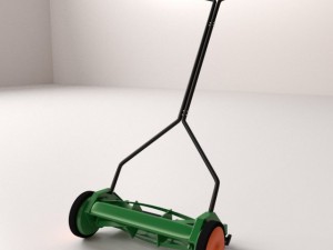 push reel mower 3D-Modell