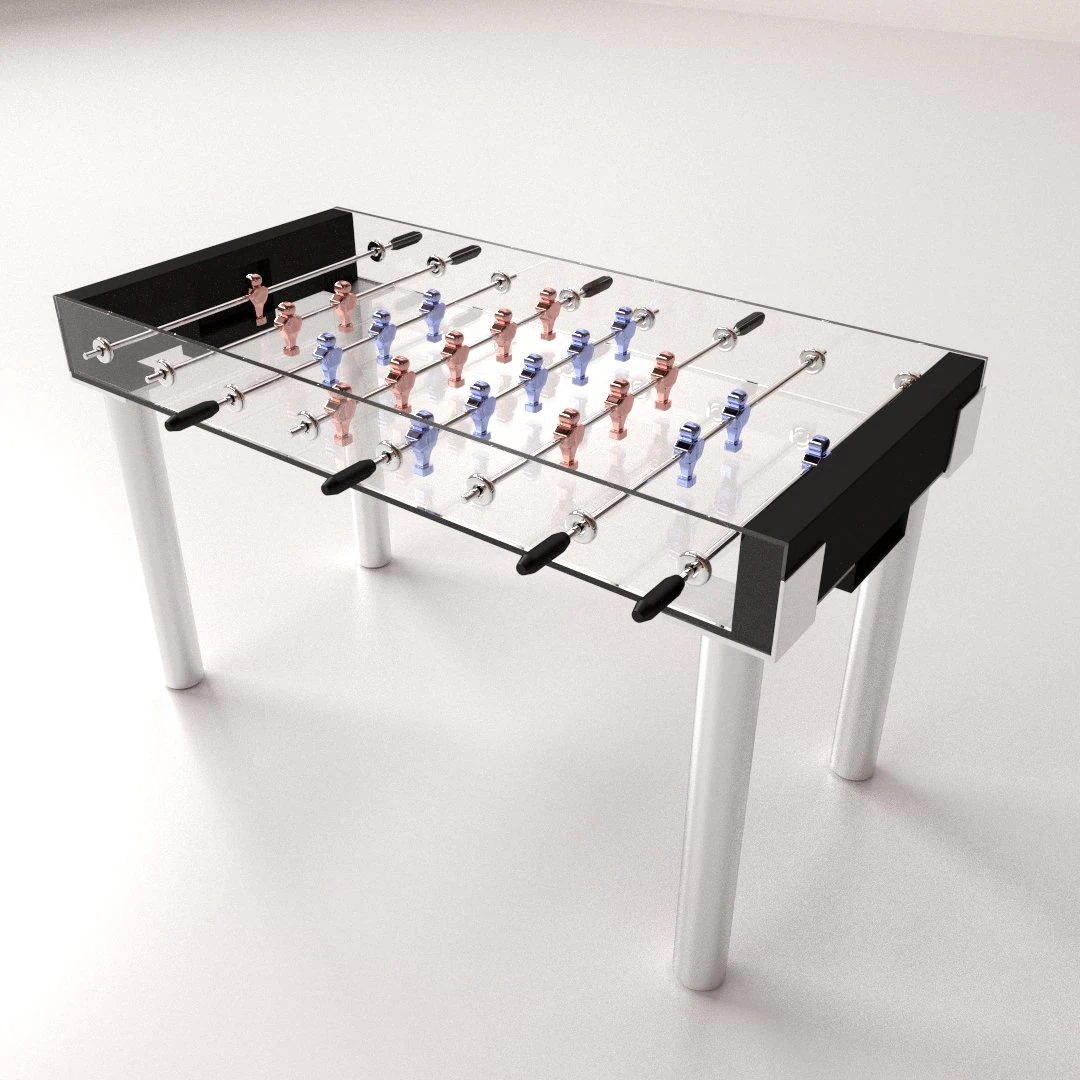 foosball table 3D Model .c4d .max .obj .3ds .fbx .stl .blend 