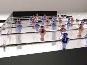 foosball table 3Dモデル