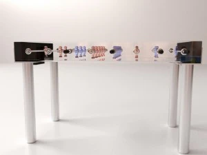 foosball table 3D Model