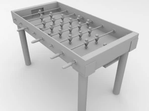 foosball table 3D Model