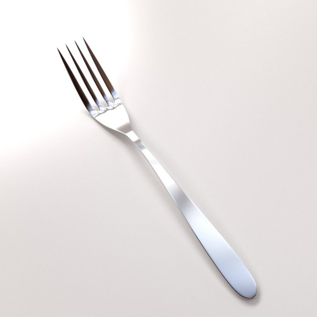fork 3D-Modell .c4d .max .obj .3ds .fbx .stl .blend 
