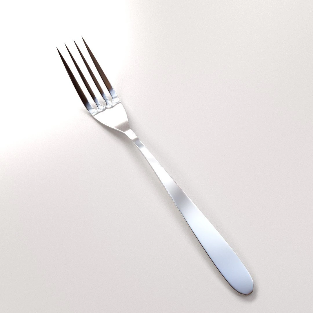 fork 3D Model .c4d .max .obj .3ds .fbx .stl .blend