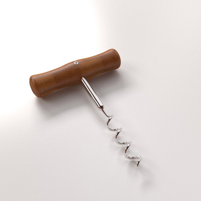 corkscrew Model 3D .c4d .max .obj .3ds .fbx .stl .blend 