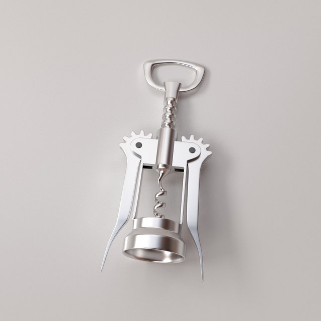 wing corkscrew Model 3D .c4d .max .obj .3ds .fbx .stl .blend 