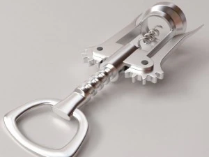 saca-rolhas de asa Modelo 3D