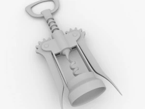 saca-rolhas de asa Modelo 3D