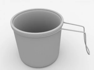 camping mug 3D Model