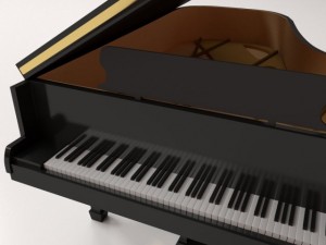 grand piano 3D Model