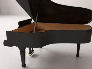grand piano 3D Model