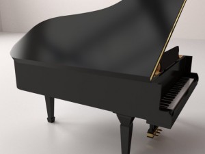 grand piano 3D Model