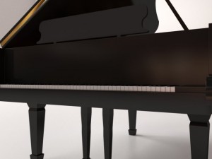 grand piano 3D Model