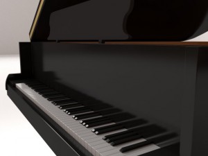 grand piano 3D Model