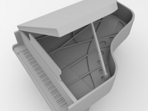 grand piano 3D Model