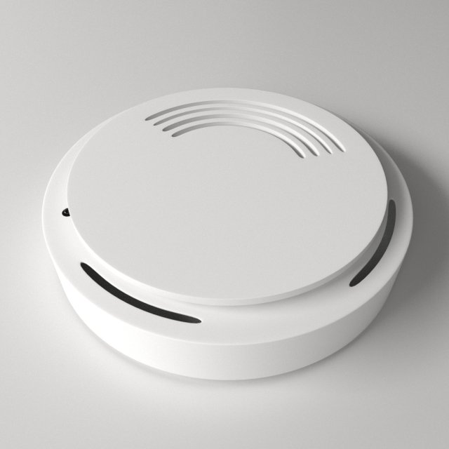 smoke detector v2 Modello 3D .c4d .max .obj .3ds .fbx .stl .blend 