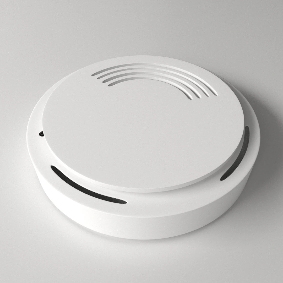 smoke detector v2 3D Model .c4d .max .obj .3ds .fbx .stl .blend 