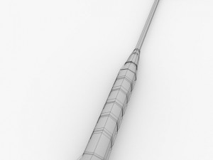 badminton racquet 3D 모델