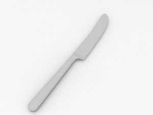 table knife Modelo 3D