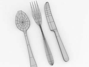 cutlery set 3D Model