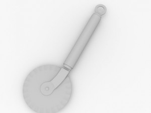 pastry cutting wheel 3D Model