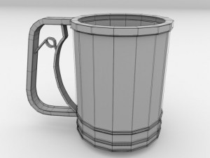 baking cup 3D 모델