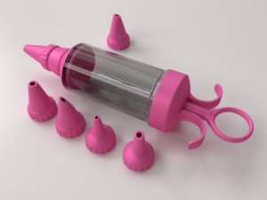 icing syringe v2 3D Model