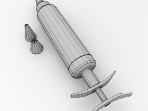 icing syringe 3D Model