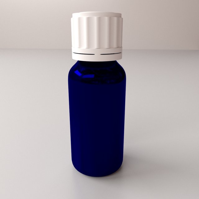 dropper bottle v2 3D Model .c4d .max .obj .3ds .fbx .stl .blend 