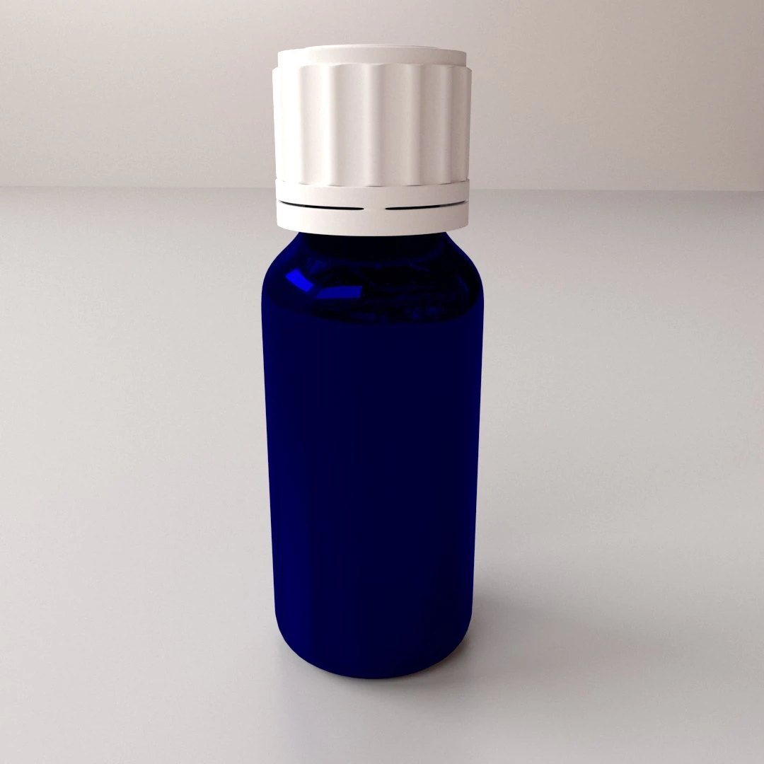 dropper bottle v2 3D Model .c4d .max .obj .3ds .fbx .stl .blend 
