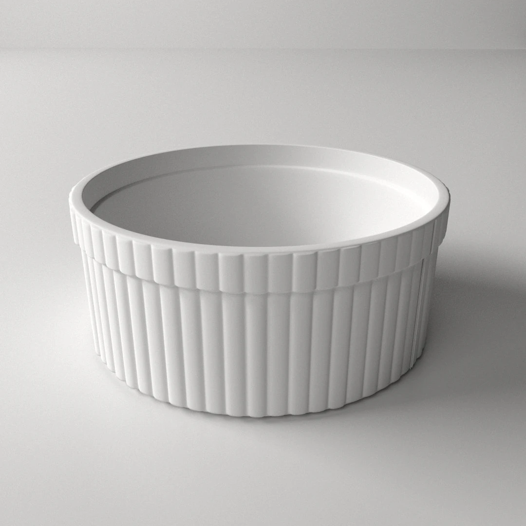 ramekin 3D Model .c4d .max .obj .3ds .fbx .stl .blend 