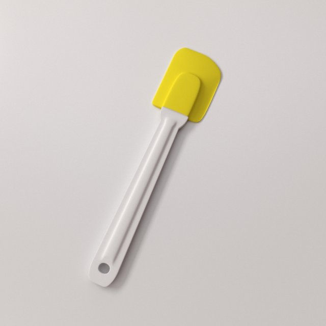 cake spatula 3D Model .c4d .max .obj .3ds .fbx .stl .blend 