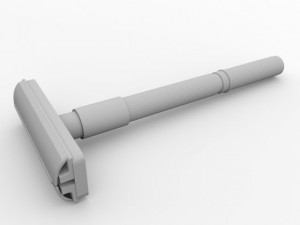 vintage razor 3D Model