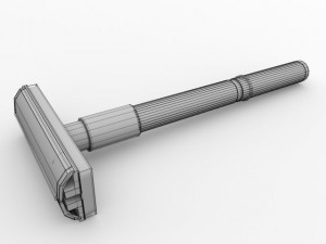 vintage razor 3D Model
