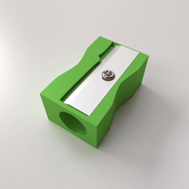 pencil sharpener 3D Модель .c4d .max .obj .3ds .fbx .stl .blend 