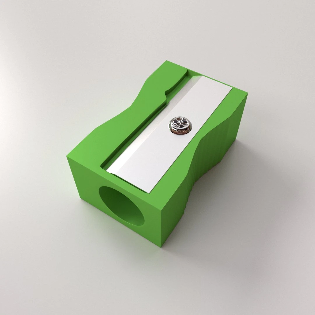 pencil sharpener 3D Model .c4d .max .obj .3ds .fbx .stl .blend 