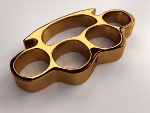 brass knuckles 3D 模型