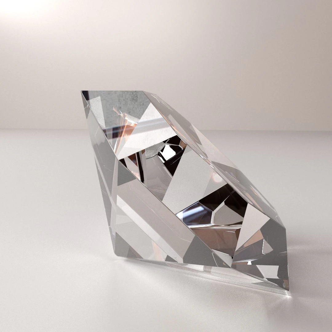 diamond 3D Model .c4d .max .obj .3ds .fbx .stl .blend 
