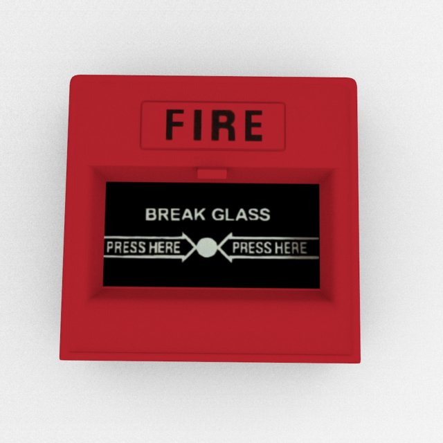 emergency alarm button 3D-Modell .c4d .max .obj .3ds .fbx .stl .blend 