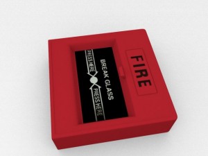 emergency alarm button 3D-Modell