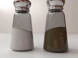 salt and pepper bottle 3D Model