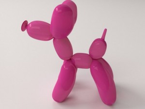 balloon poodle 3D Model