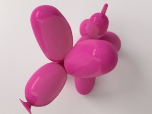 balloon poodle Modelo 3D